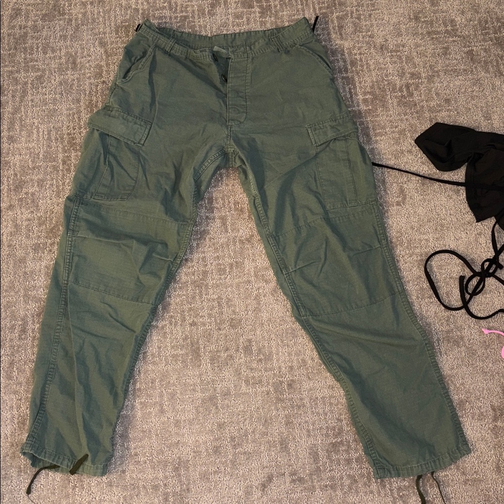 Men's Green Cargo Pants